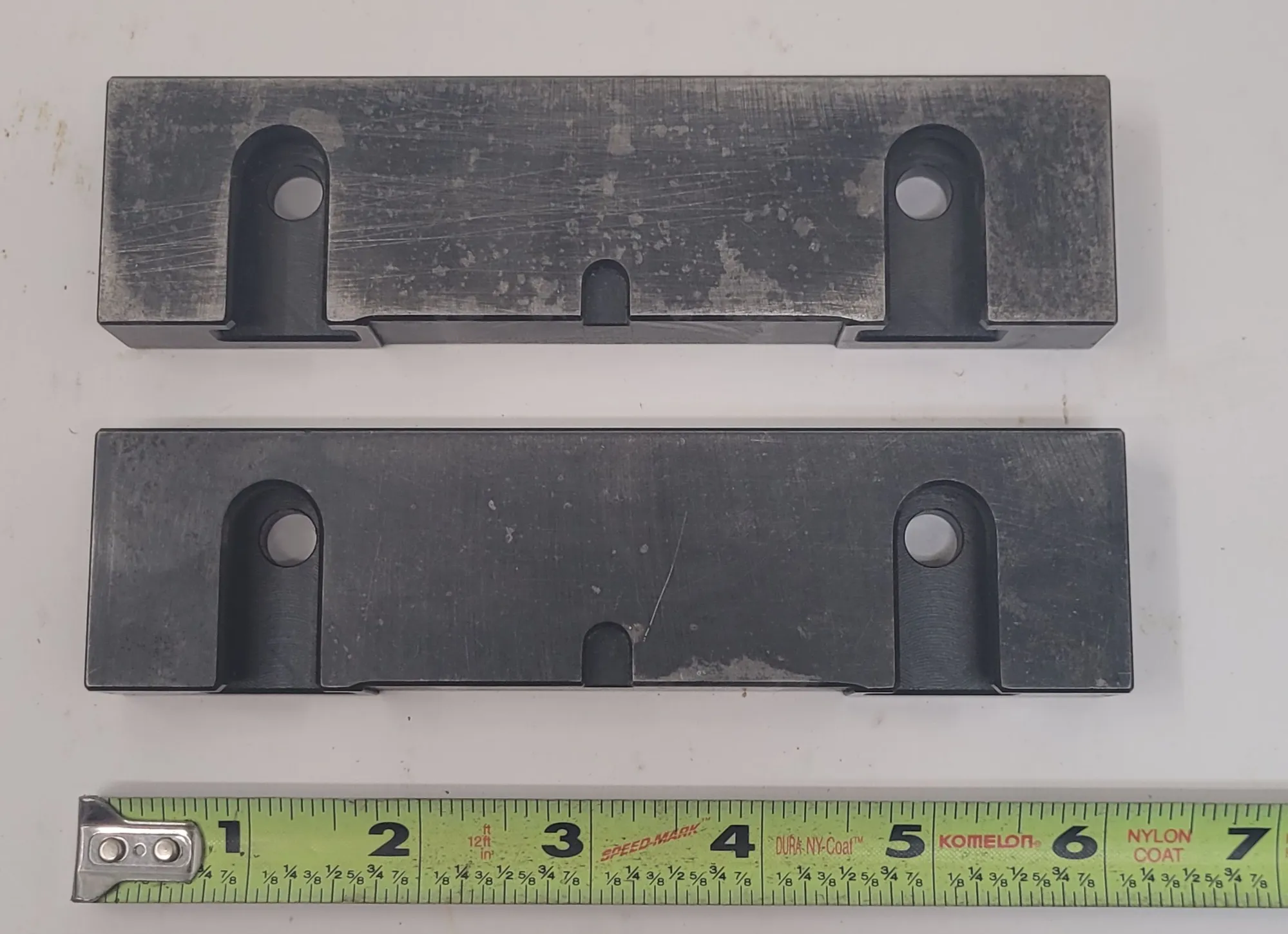 SNAP JAWS 6HSJ-050 QUICK CHANGE VISE JAWS, 6 IN VISE COMPATIBILITY, HARD STEEL, SET OF 2 - MACHINING TOOLING & PARTS