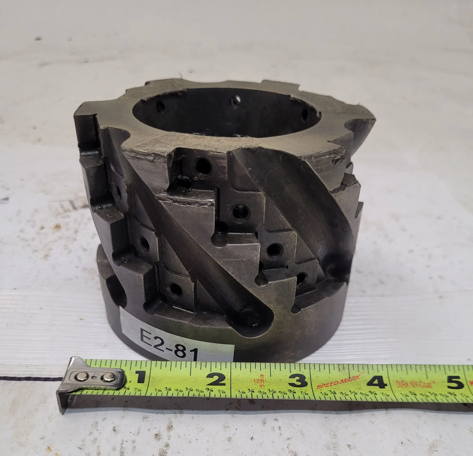 INGERSOLL MAX-I-CUT 4" INDEXING 24 INSERT SHELL MILL 1-1/2" BORE 2" CUT DEPTH - MACHINING TOOLING & PARTS