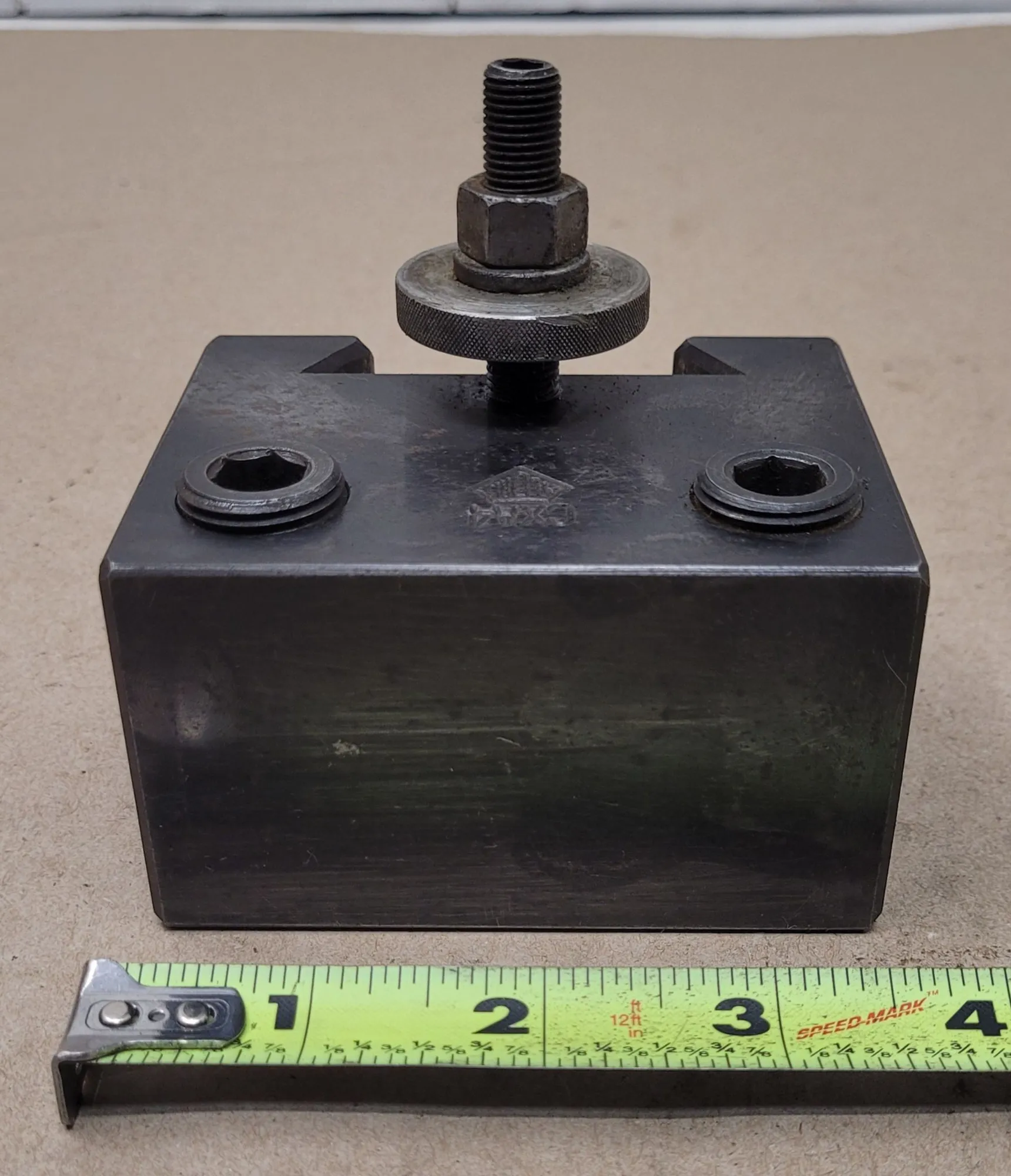 ALORIS CXA 4 QUICK CHANGE 1" BORING BAR TOOL HOLDER WITH BUSHING, 2-1/4" WEDGE - MACHINING TOOLING & PARTS