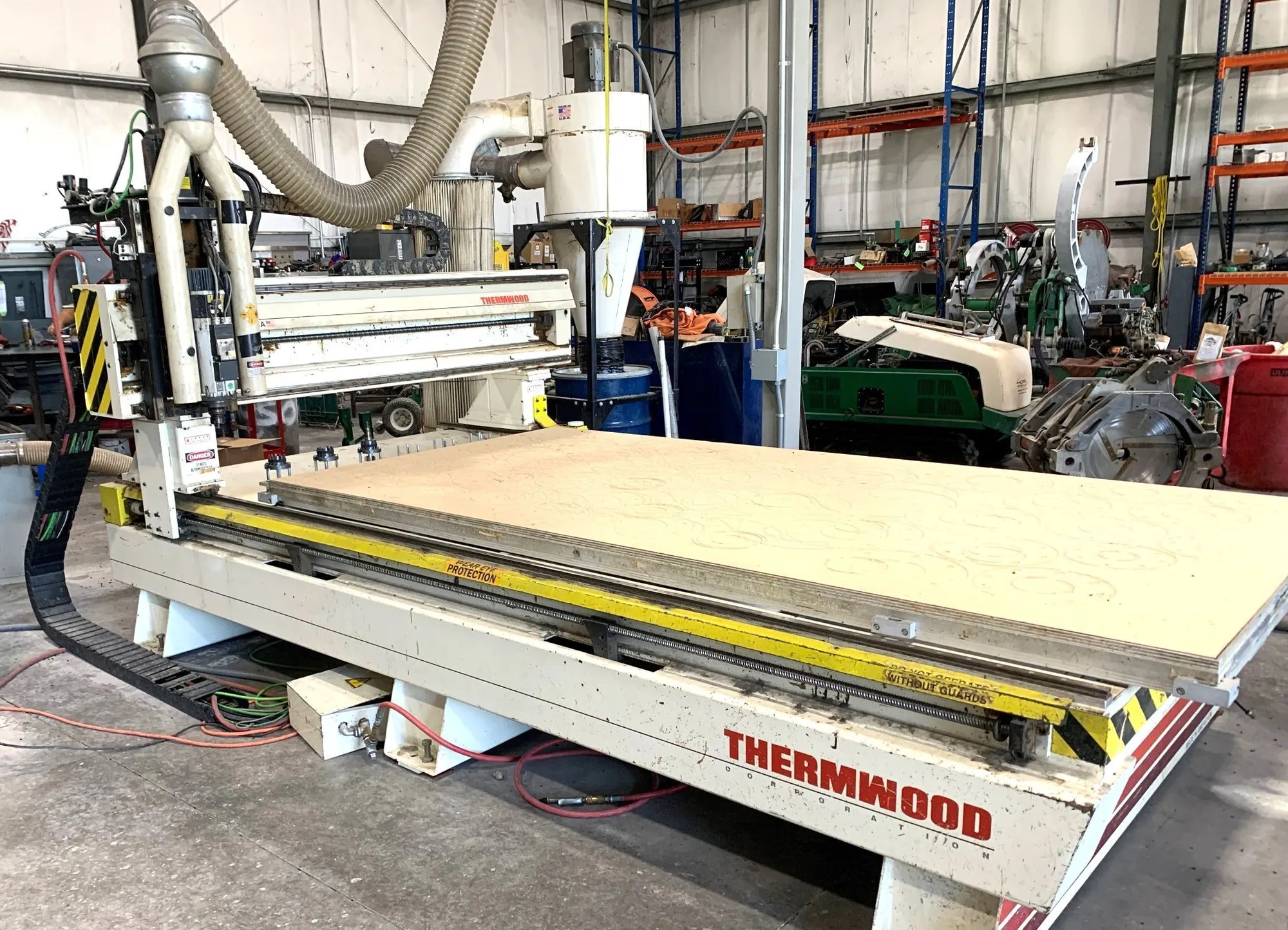 2006 THERMWOOD CS45 CNC ROUTER 5'X10' 3-AXIS 12HP SPINDLE & 7 ATC - GEN II CONTROL - CNC ROUTERS