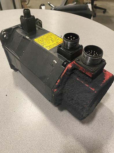 FANUC A06B-0162-B675 AC SERVO MOTOR, 3000 RPM, 1.4 KW, 6A, 144V, ALPHA M6/3000 SERIES - SERVO MOTORS