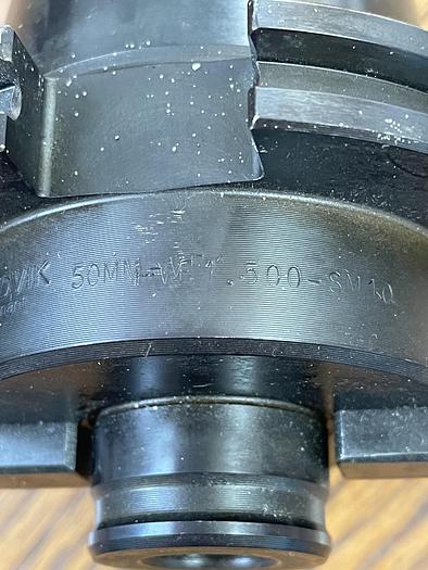 SANDVIK 50MM-VF 1.500-SM10 CAT 50 FACEMILL HOLDER, 1.5000" PILOT, 1.25" ARBOR, 0.5" KEY WIDTH - TOOL HOLDERS