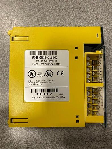 FANUC A03B-0819-C104 16I/18I/21I I/O MODULE 24VDC 16 INPUTS 2023 - PLC MODULES