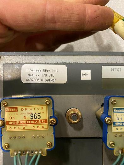 FANUC 44A739028-G01R07 I SERIES OPERATOR PANEL, MATRIX I/O, 520 MM - OPERATOR CONTROLS
