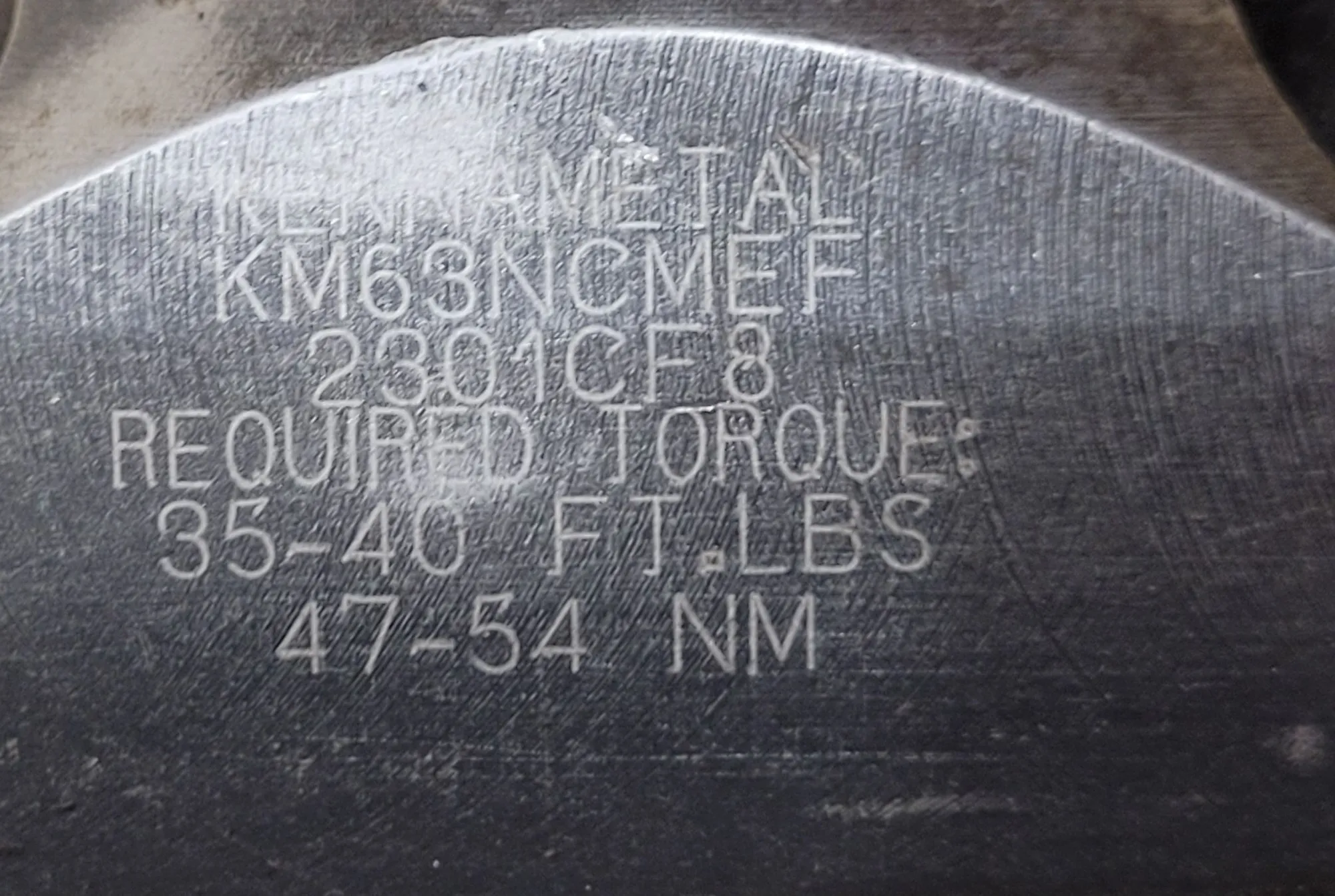 ALORIS DA4Q 3000 BORING BAR HOLDER W/ KENNAMETAL KM63-NCM-EF FLANGE MOUNT - MACHINING TOOLING & PARTS