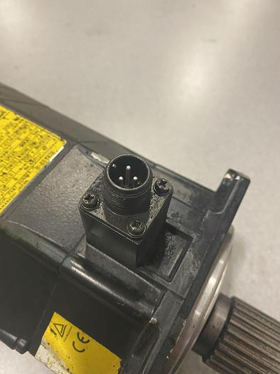 FANUC A06B-0162-B675 AC SERVO MOTOR, 3000 RPM, 1.4 KW, 6A, 144V, ALPHA M6/3000 SERIES - SERVO MOTORS