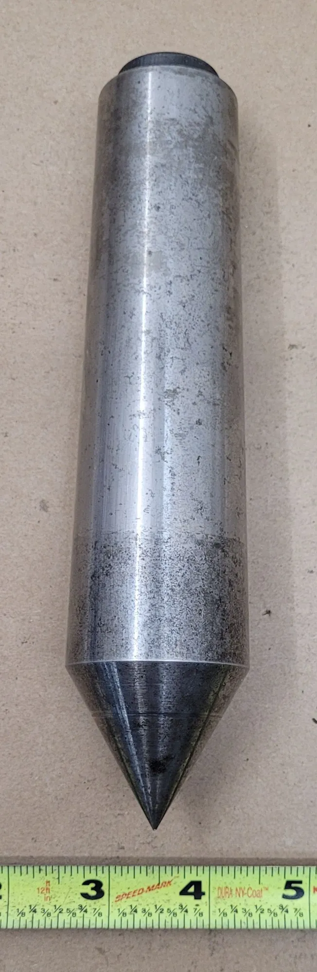 DEAD CENTER, 5MT, 8IN OAL, TAPERED SHANK/MORSE TAPER SIZE: 5 - MACHINING TOOLING & PARTS