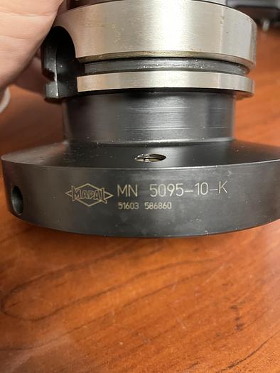 MAPAL MN 5095-10-K HSK 100 PROBE ADAPTER, 80MM ID, 140MM OD, 75MM LENGTH, CNC TOOLHOLDING - TOOL HOLDERS