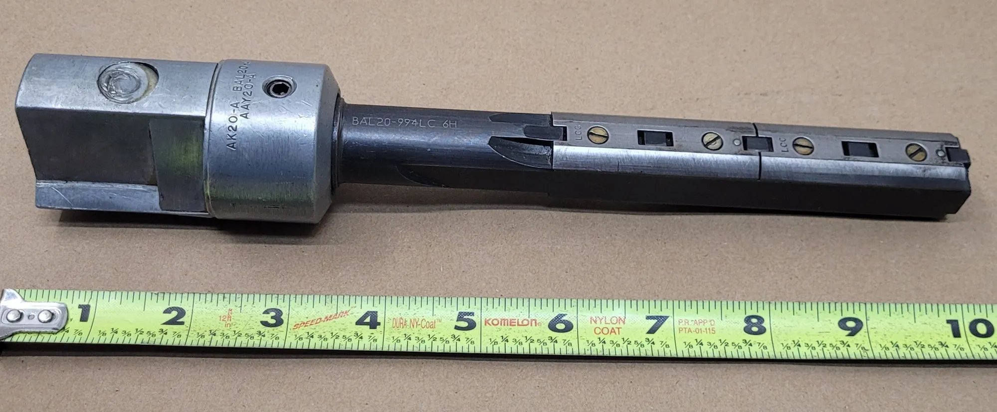 SUNNEN BAL20-994LC 6H HONING MANDREL - MACHINING TOOLING & PARTS