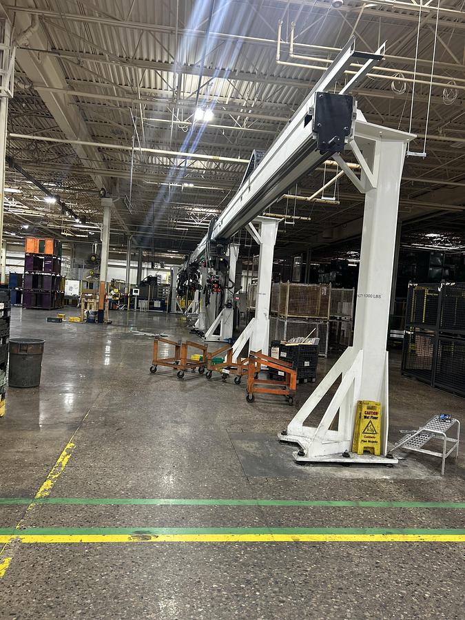 2022 FANUC R-2000IB/220U GANTRY ROBOT CELL, 220KG PAYLOAD, 2470MM REACH, R-30IB CONTROLLER - ARTICULATED ROBOTS