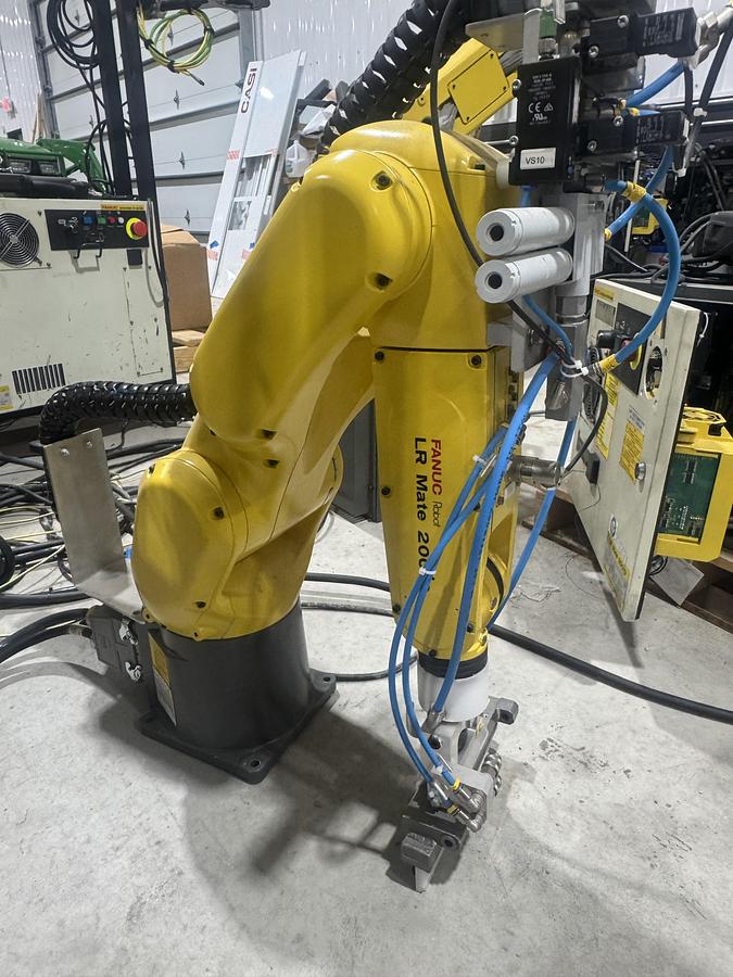 2018 FANUC LR MATE 200ID MINI ROBOT, 7KG PAYLOAD, 717MM REACH, R30IB MATE CONTROLLER - ARTICULATED ROBOTS