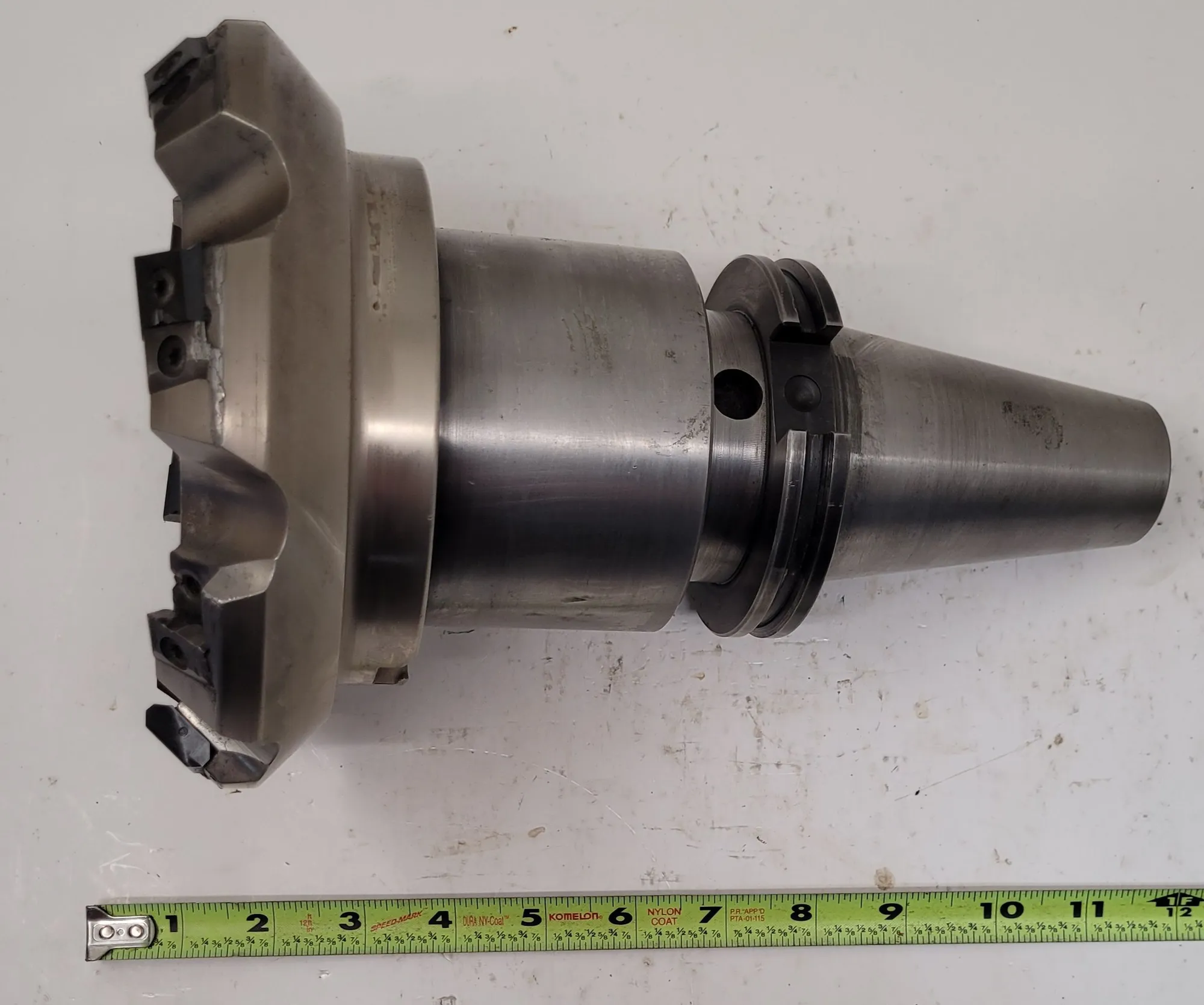 INGERSOLL SN2N-06A02 6" INDEXABLE FACE MILL W/ CAT 50 TAPER HOLDER - MACHINING TOOLING & PARTS