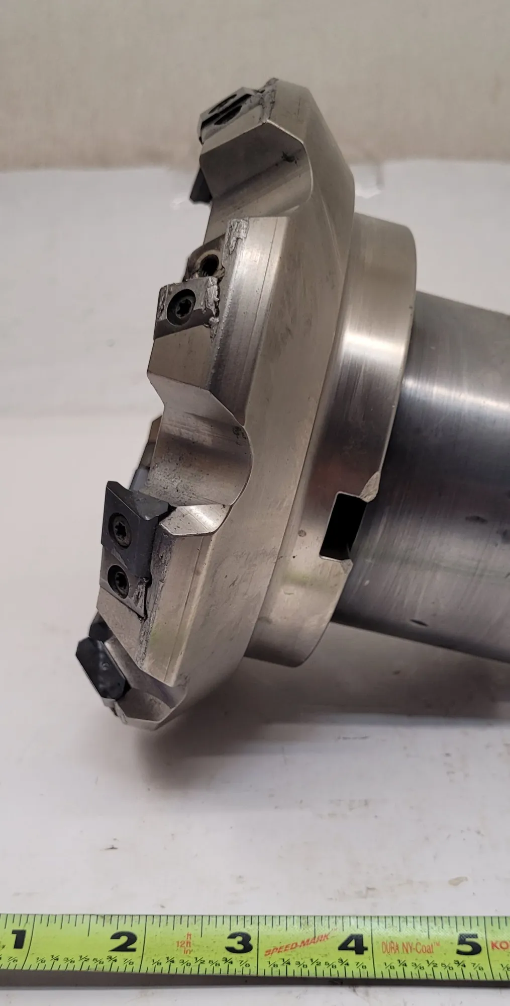 INGERSOLL SN2N-06A02 6" INDEXABLE FACE MILL W/ CAT 50 TAPER HOLDER - MACHINING TOOLING & PARTS