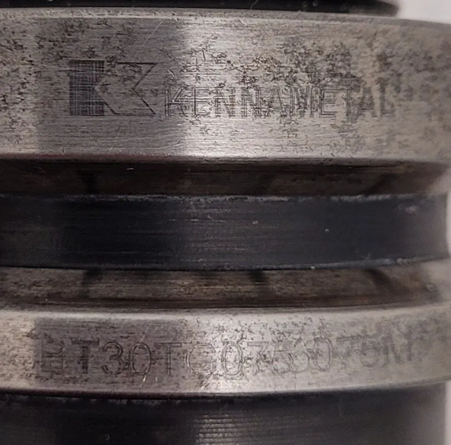 KENNAMETAL BT30TG075075M CAT 30 TAPER COLLET CHUCK, TG75 SERIES, 75MM GAGE LENGTH - MACHINING ACCESSORIES & TOOLING