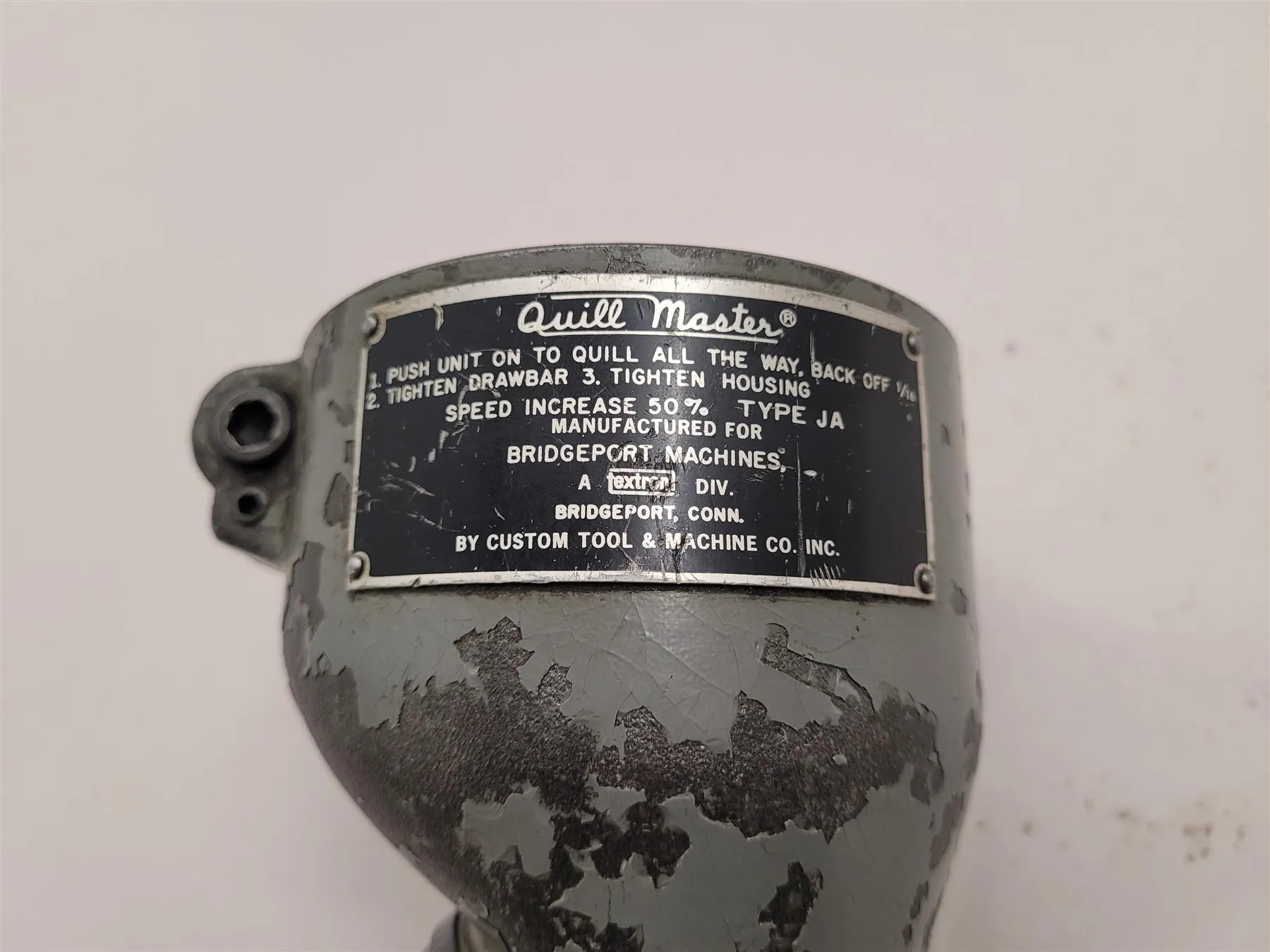 BRIDGEPORT QUILLMASTER MULTI ANGLE ATTACHMENT TYPE JA (5.5"H X 6"W) - MACHINING TOOLING & PARTS