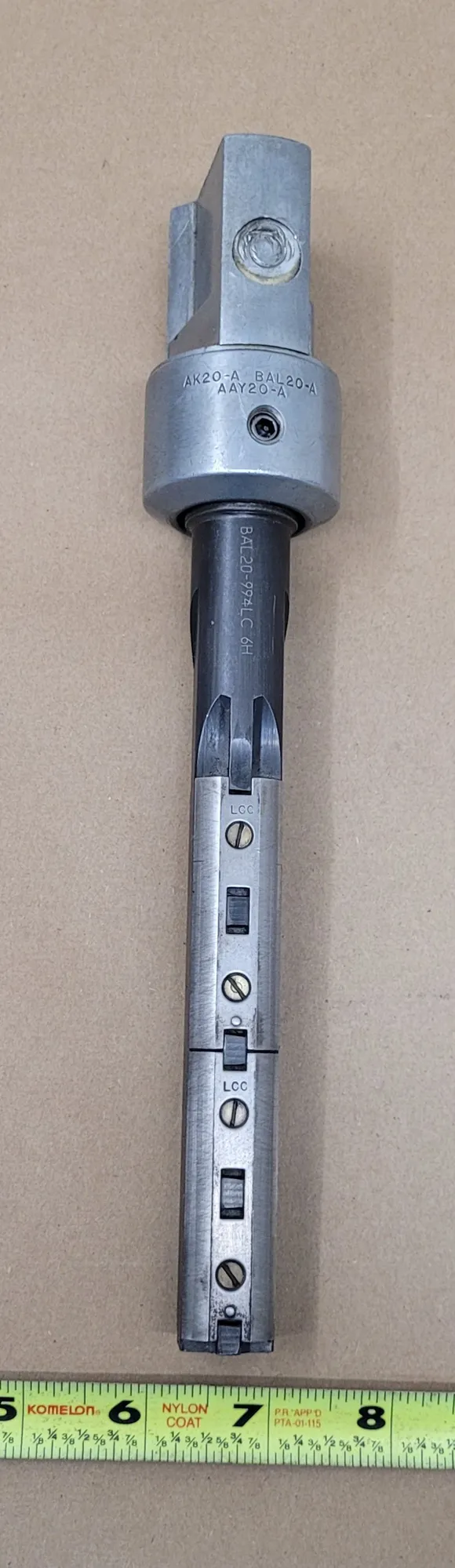 SUNNEN BAL20-994LC 6H HONING MANDREL - MACHINING TOOLING & PARTS
