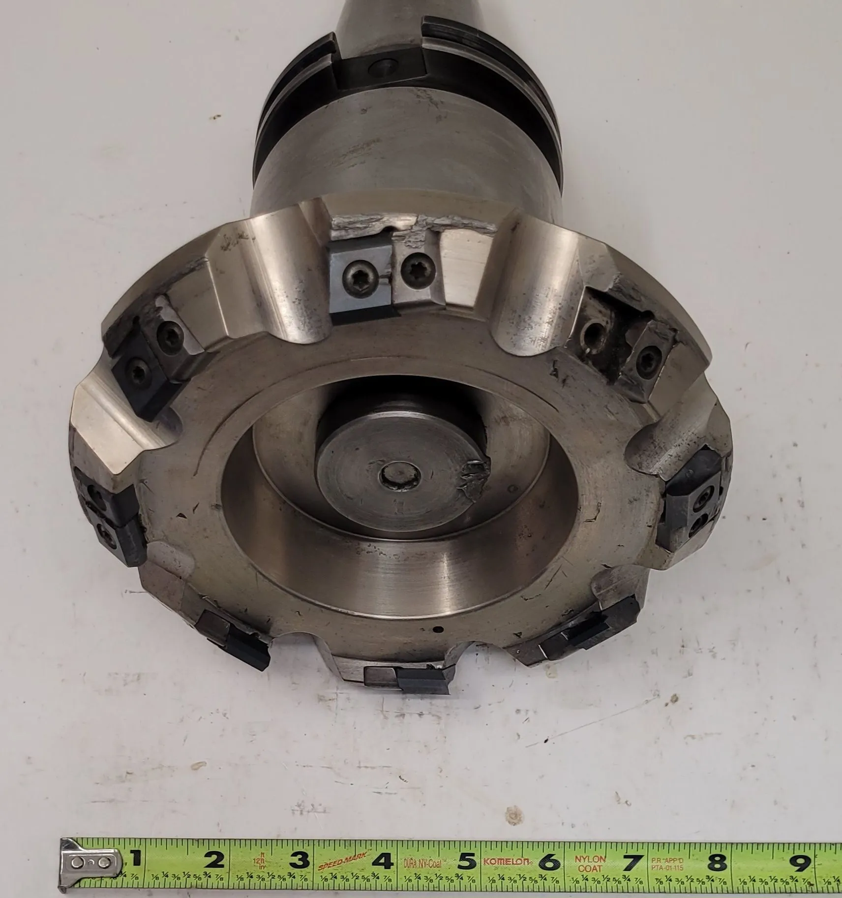 INGERSOLL SN2N-06A02 6" INDEXABLE FACE MILL W/ CAT 50 TAPER HOLDER - MACHINING TOOLING & PARTS