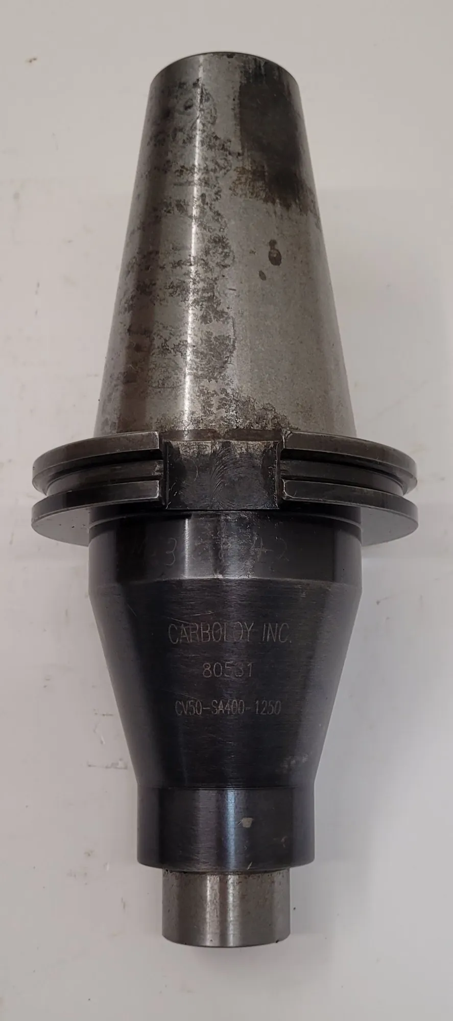 LOT OF 20 CAT 50 TOOL HOLDERS, UNIVERSAL, GTI, KENNAMETAL, COMMAND, SECO, SANDVIK, LYNDEX - MACHINING ACCESSORIES & TOOLING
