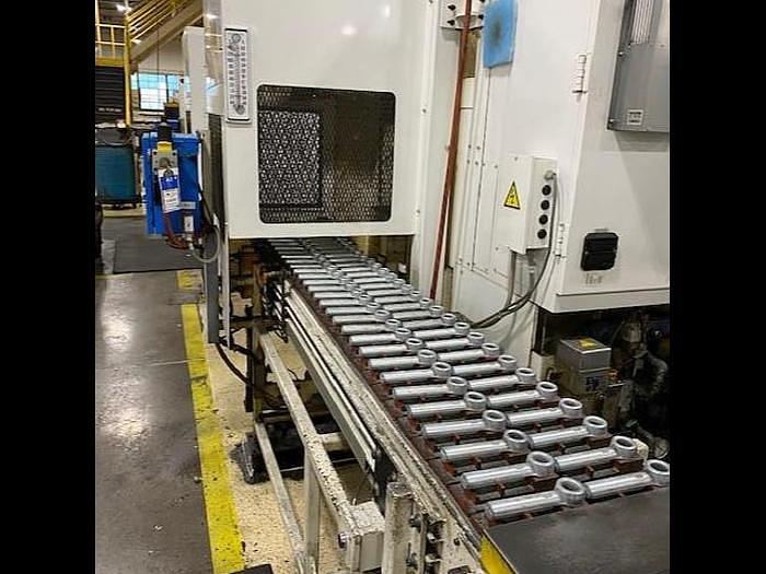 2008 FUJI TNW 3500 TR CNC LATHE, TWIN SPINDLE, TWIN TURRET, GANTRY LOADER, FANUC 310I CONTROL - CNC LATHES