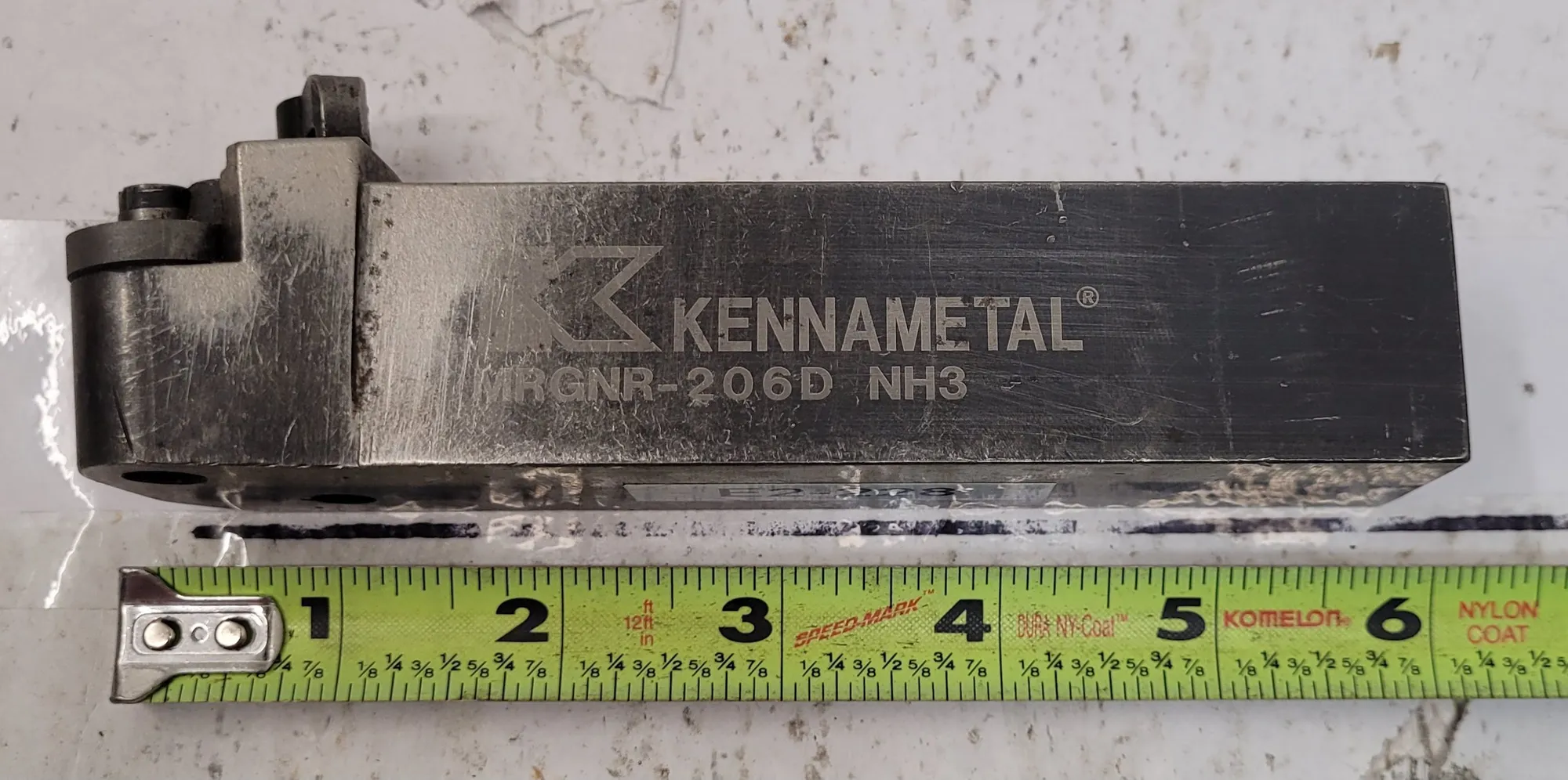 KENNAMETAL MRGNR-206D KENLOC TOOLHOLDER - NEGATIVE RAKE - 1.25 IN SHANK HEIGHT/WIDTH - MACHINING TOOLING & PARTS