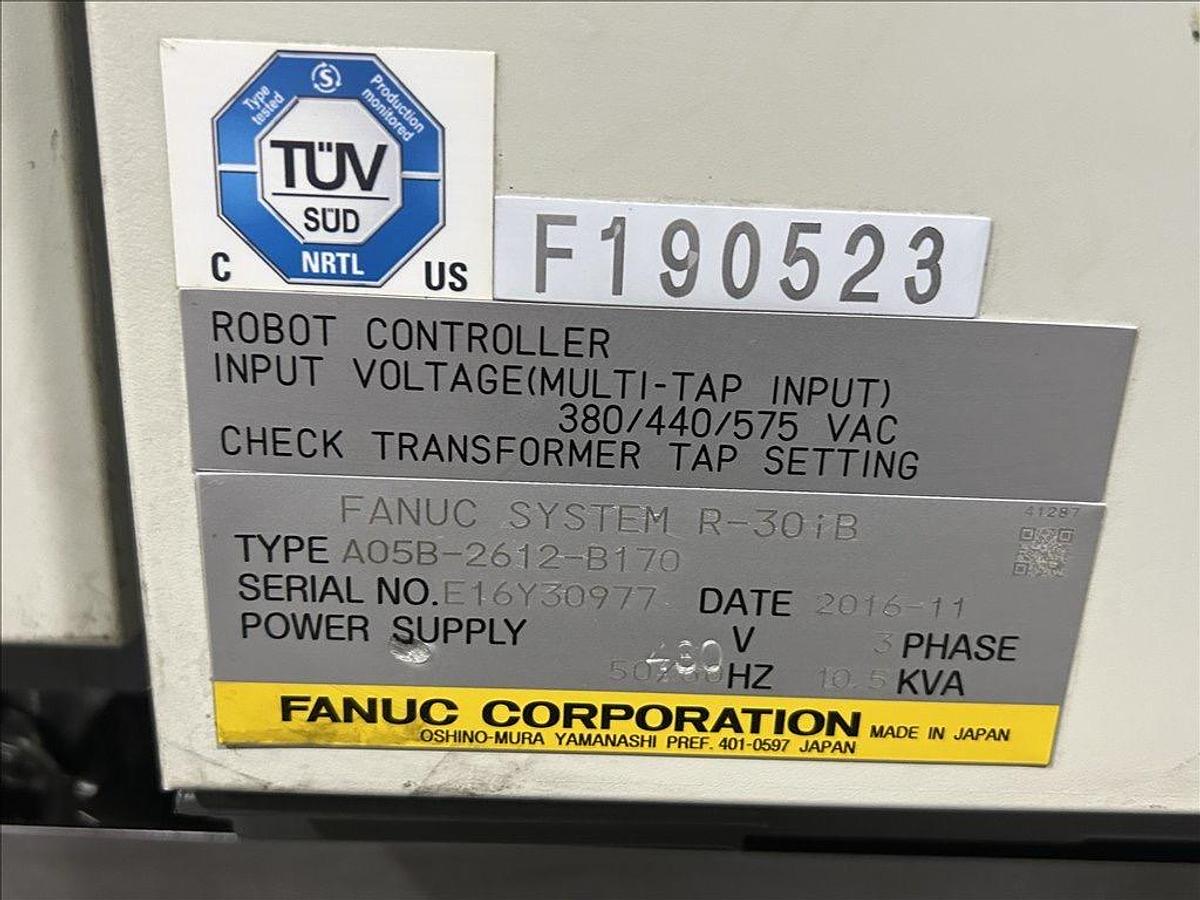 2022 FANUC R-2000IB/220U GANTRY ROBOT CELL, 220KG PAYLOAD, 2470MM REACH, R-30IB CONTROLLER - ARTICULATED ROBOTS