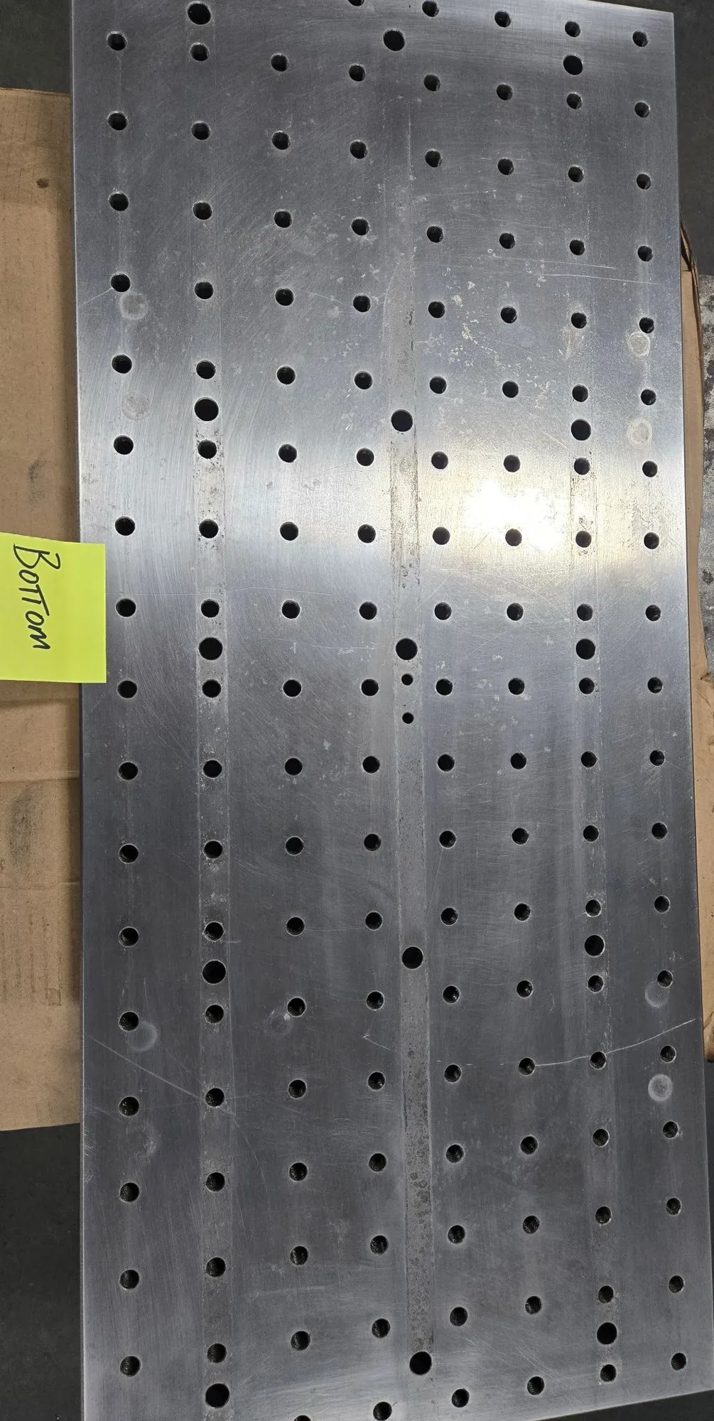CHICK WORKHOLDING FOUNDATION PLATE, 37.25IN L X 16IN W X 1.4IN H, 203LBS, 12MM BOLT HOLES - MACHINING TOOLING & PARTS