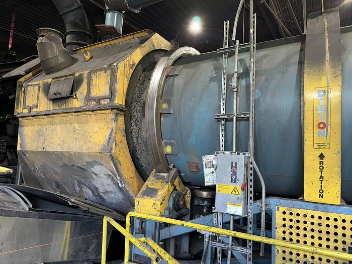 DIDION MD-100MK5 ROTARY MEDIA DRUM SHAKEOUT DUAL CHAMBER NO-BAKE SHELL BRASS/STEEL - METAL FABRICATION