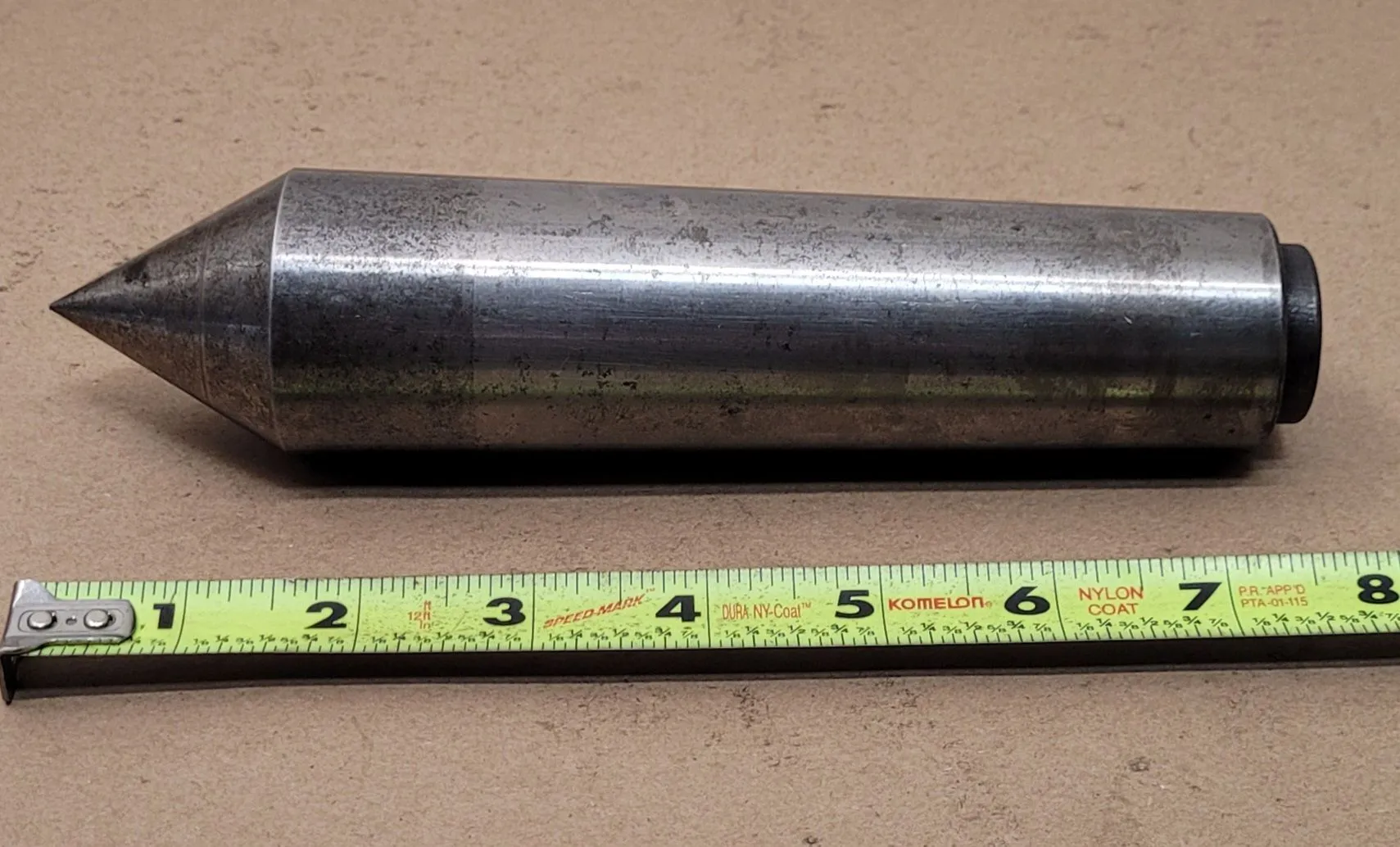 DEAD CENTER, 5MT, 8IN OAL, TAPERED SHANK/MORSE TAPER SIZE: 5 - MACHINING TOOLING & PARTS