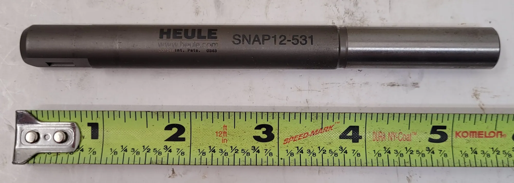 HEULE SNAP12-531 CHAMFERING TOOL, 13.5MM MIN DIA, 1/2IN SHANK, 5.51IN OAL - MACHINING TOOLING & PARTS