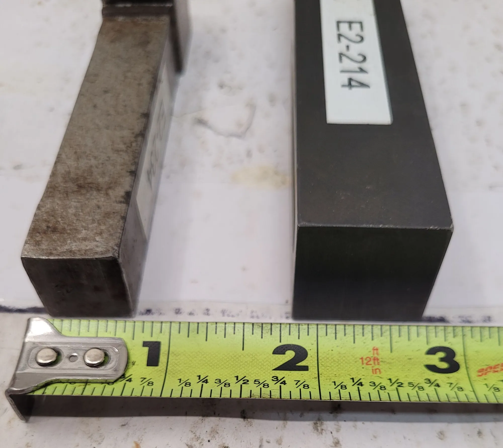 KENNAMETAL TOOL HOLDERS LOT OF 2: 0.750" KSBR12 (4.5" OAL) & 1" NER-163C NI6 (5" OAL) - MACHINING TOOLING & PARTS