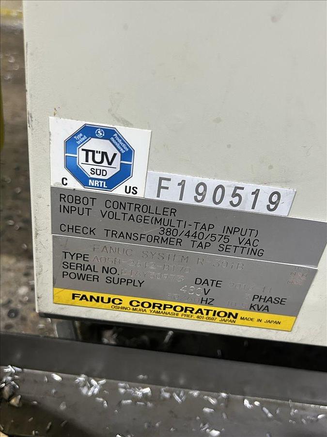 2022 FANUC R-2000IB/220U GANTRY ROBOT CELL, 220KG PAYLOAD, 2470MM REACH, R-30IB CONTROLLER - ARTICULATED ROBOTS