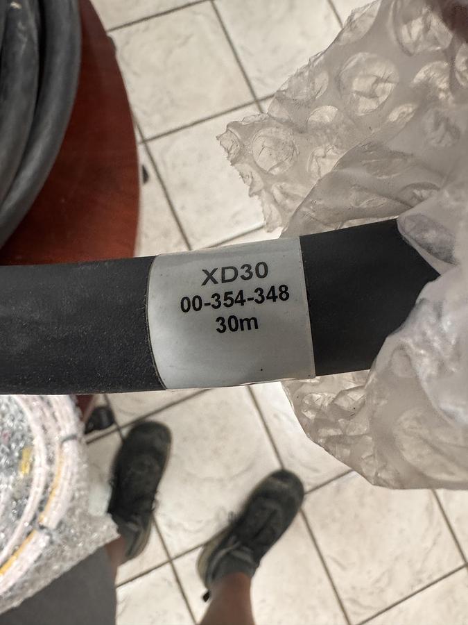 KUKA 00-354-348 ROBOT CABLE, 30M, XD20/XD30, INDUSTRIAL AUTOMATION, NO YEAR AVAILABLE - CORDSET CABLES