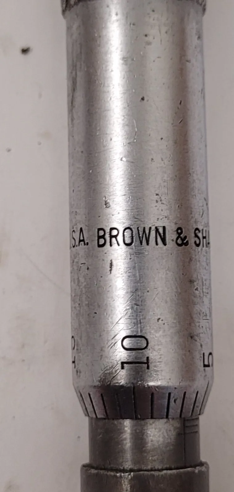 BROWN & SHARPE INSIDE MICROMETER, TUBULAR, 16-18IN RANGE, .001" GRADUATION - MACHINING TOOLING & PARTS