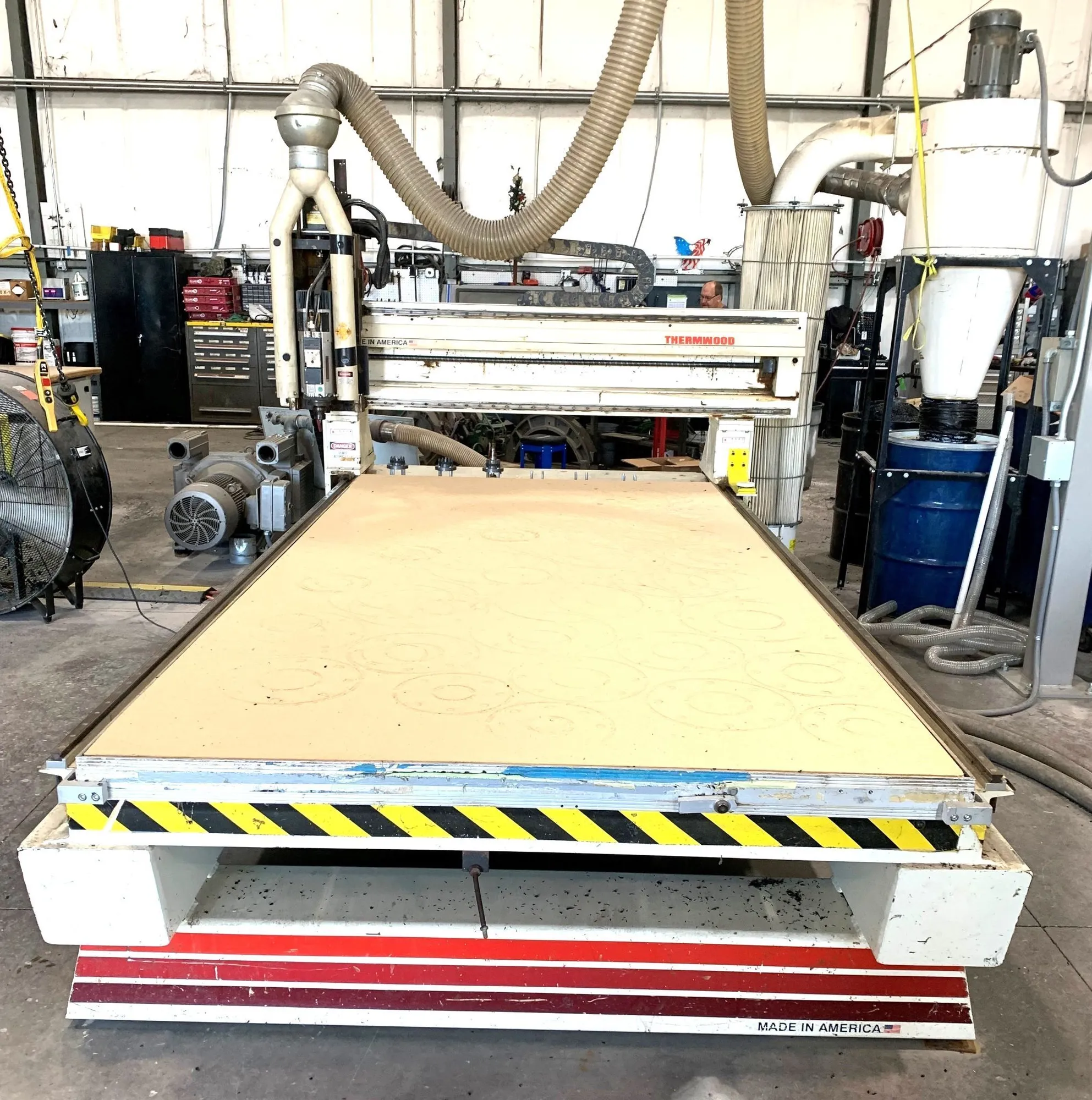 2006 THERMWOOD CS45 CNC ROUTER 5'X10' 3-AXIS 12HP SPINDLE & 7 ATC - GEN II CONTROL - CNC ROUTERS