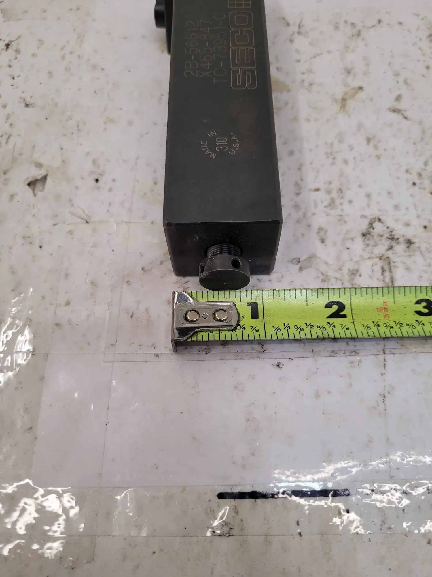 SECO TC-73951 TURNING TOOL HOLDER - 1.2" SHANK WIDTH, 1.25" SHANK HEIGHT, 6" OAL - MACHINING TOOLING & PARTS