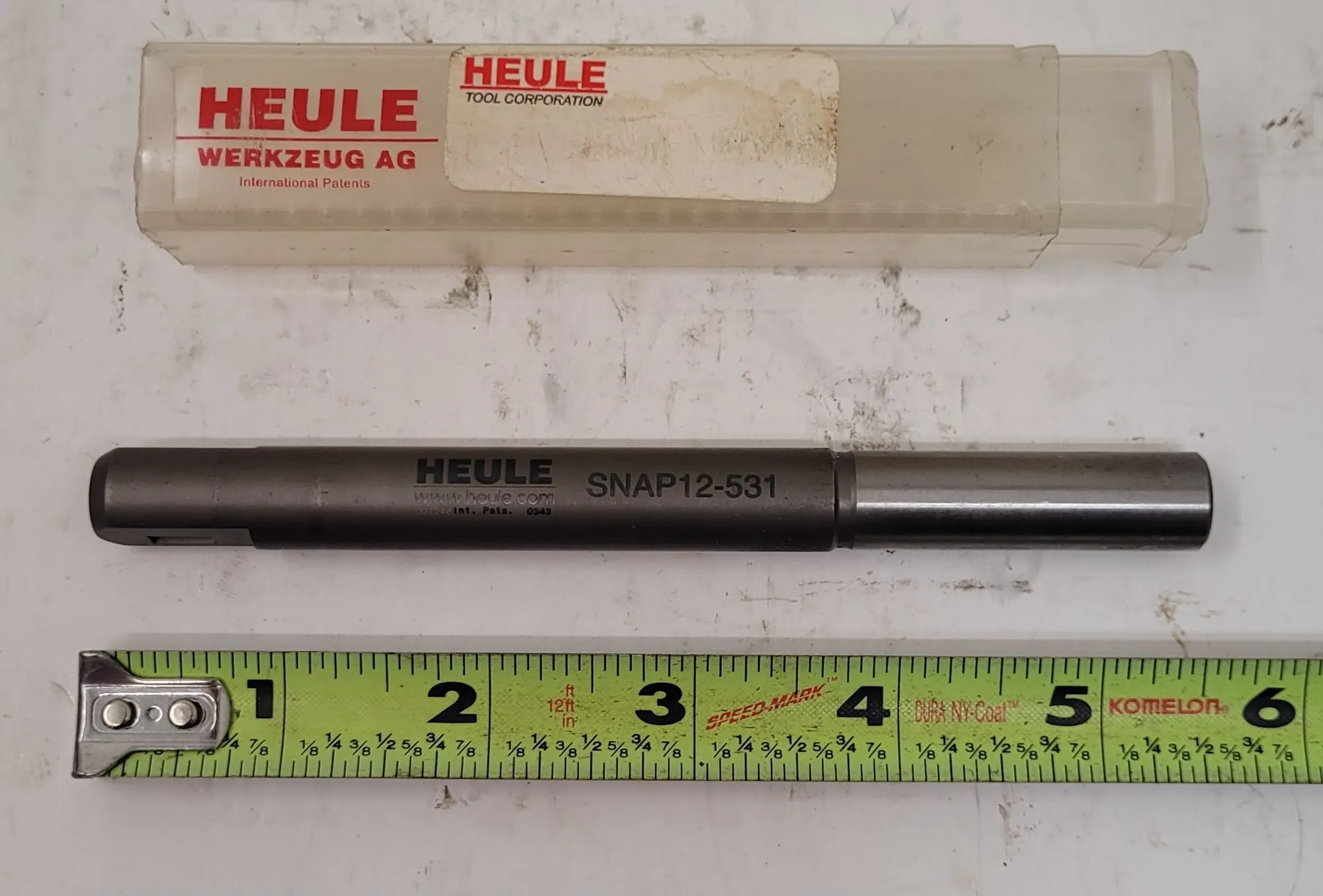HEULE SNAP12-531 CHAMFERING TOOL, 13.5MM MIN DIA, 1/2IN SHANK, 5.51IN OAL - MACHINING TOOLING & PARTS