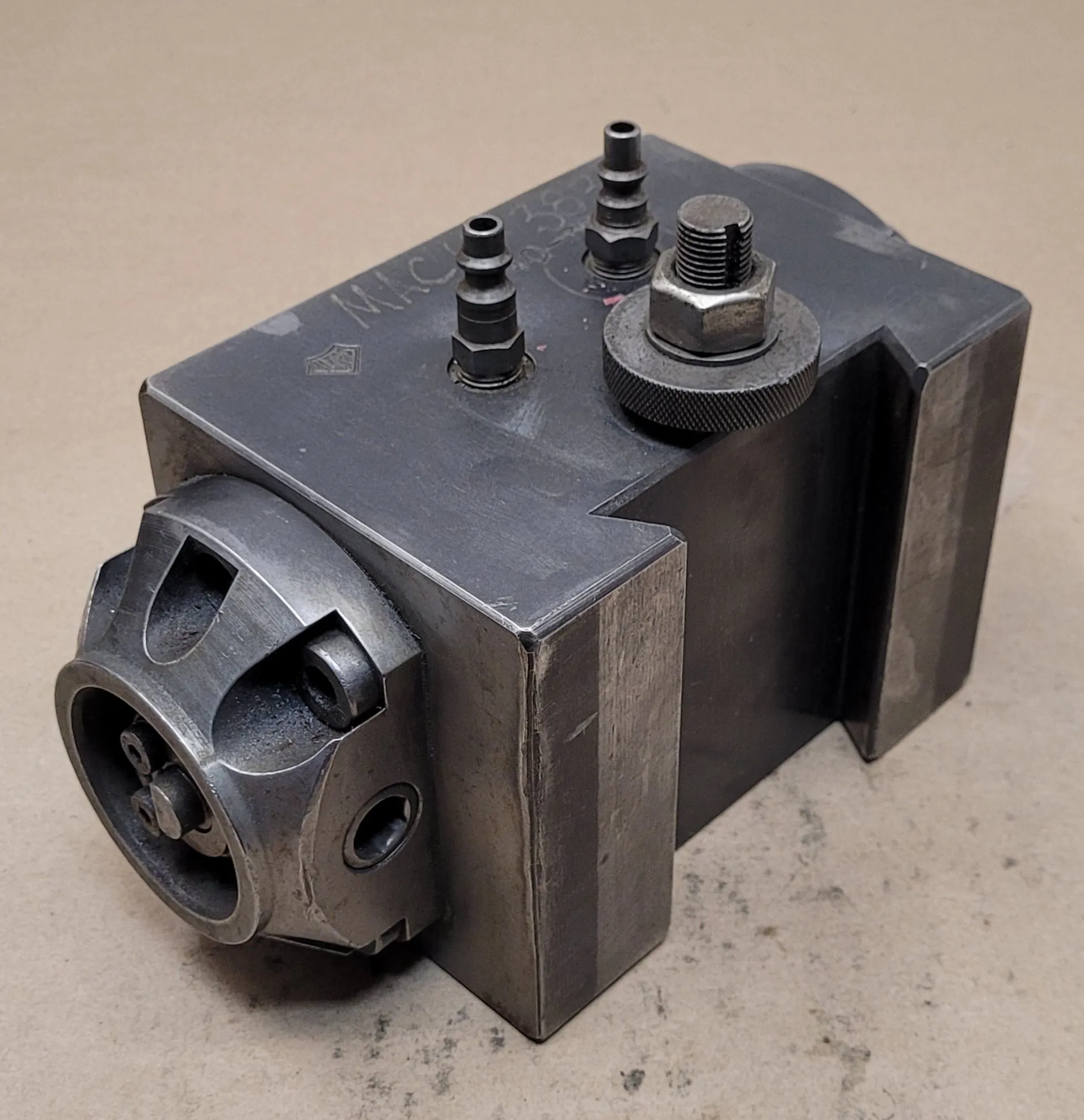 ALORIS DA4Q 3000 BORING BAR HOLDER W/ KENNAMETAL KM63-NCM-EF FLANGE MOUNT - MACHINING TOOLING & PARTS