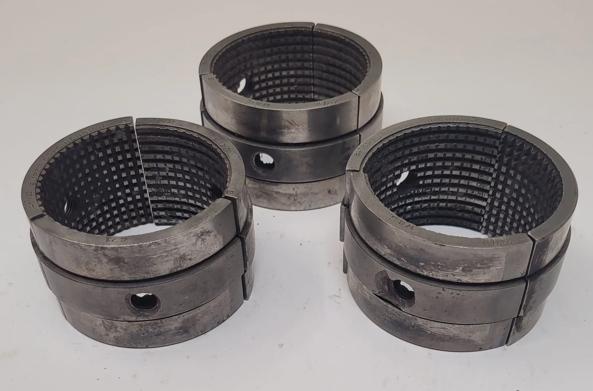 SUPERIOR CINCINNATI 2 17/32" MASTER SERRATED COLLET PAD (1-7/8” H) - MACHINING TOOLING & PARTS